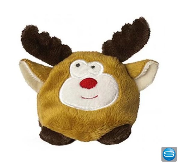 Plüschreiniger Rentier mit individuellem Etikett