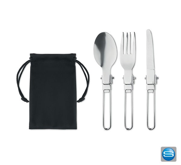 Campingbesteck Set mit Logo individuell bedruckbar