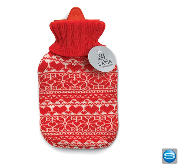 Kuschelige Wärmflasche im Norweger Design als Weihnachtsgeschenk