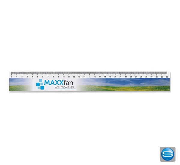 Lineal 30cm - bedruckt mit Ihrer Werbung
