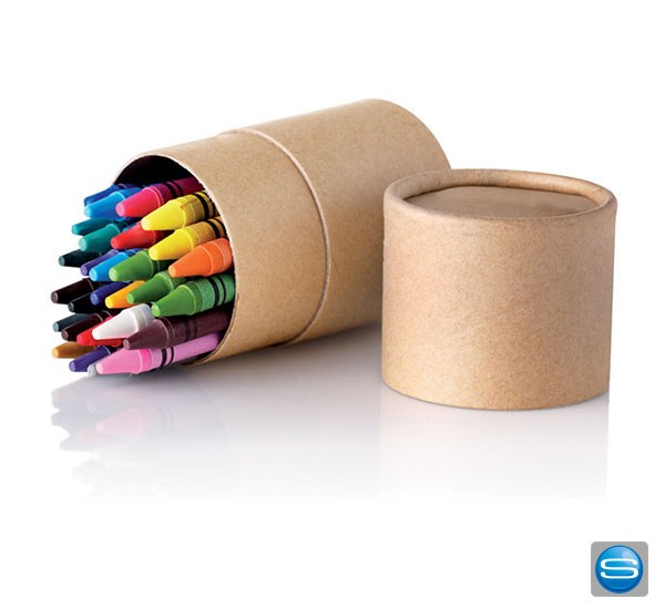 Wachsmalkreide in Kartonbox mit Ihrem Logo bedrucken