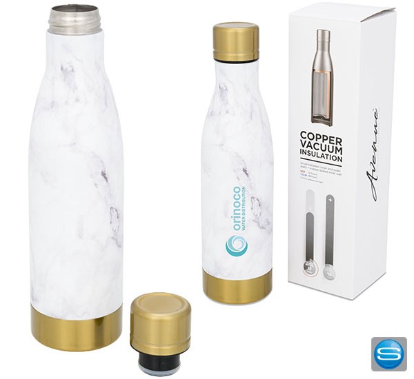 Marmor Kupfer Isolierflasche mit eigenem Logo