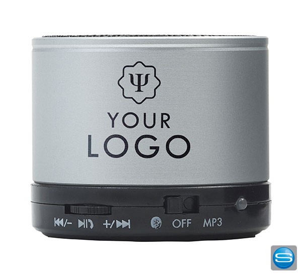 Bluetooth Lautsprecher in verschiedenen Farben mit Logogravur