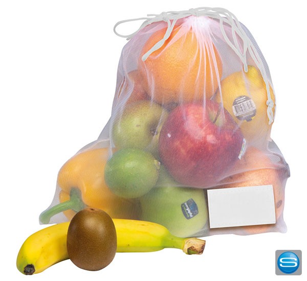 Obstnetz mit Logodruck