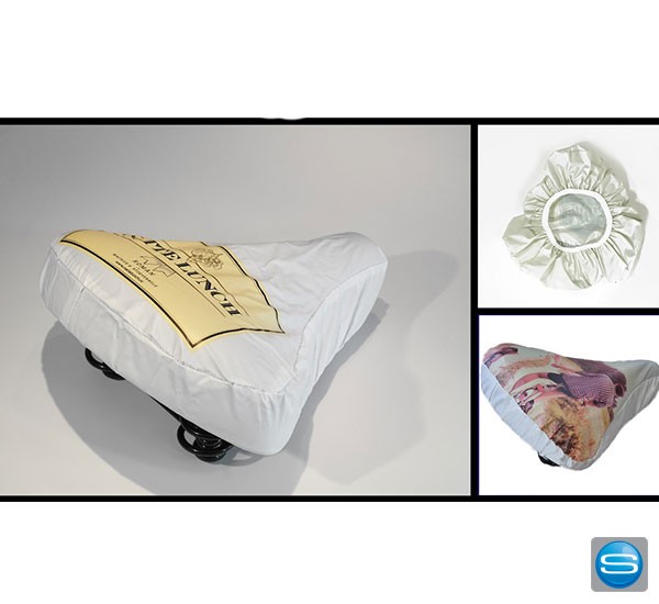 Budget Fahrradsitzbezug mit Logodruck