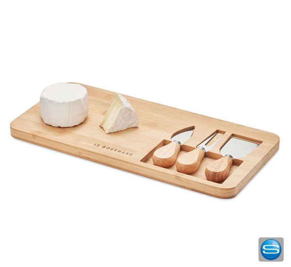 Käse Set mit Servierbrett individuell gravierbar