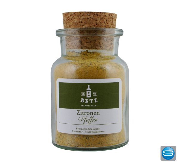 Gewürzglas mit Zitronenpfeffer als Werbegeschenk