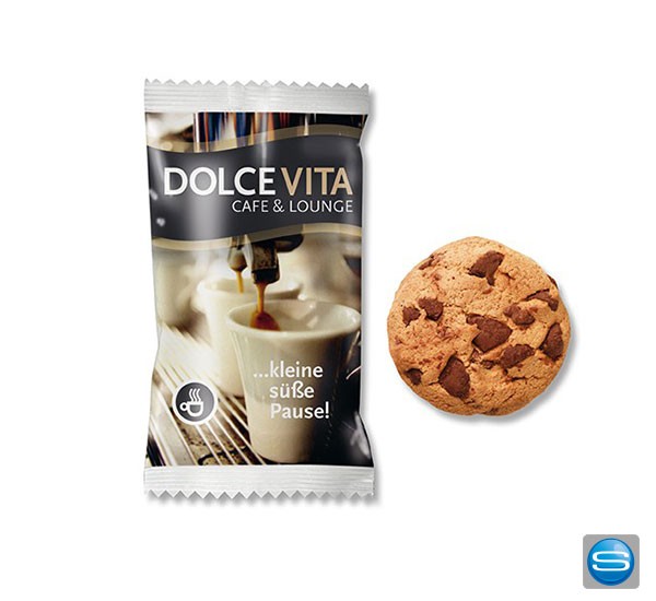 Mini Chocolate Cookies mit Logo bedruckt