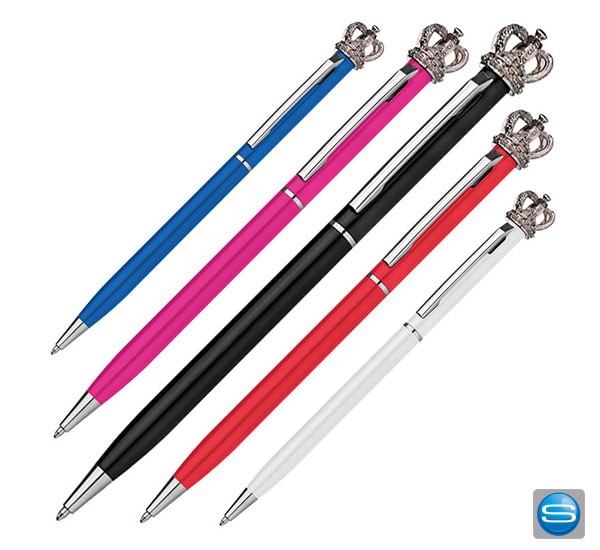 Kugelschreiber mit Krone als Give-Away