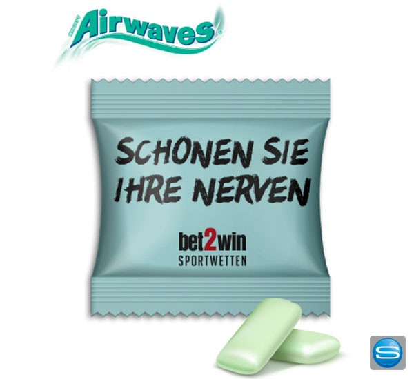 Erfrischende Airwaves Kaugummis als Giveaway