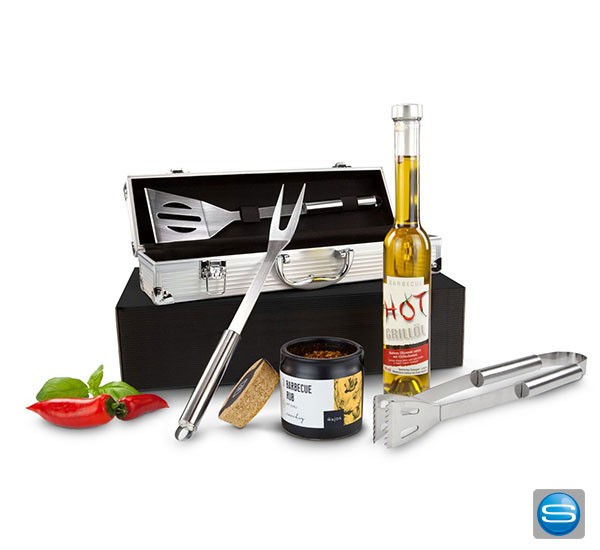 Grill-Set mit Ihrer Werbung als Give Away