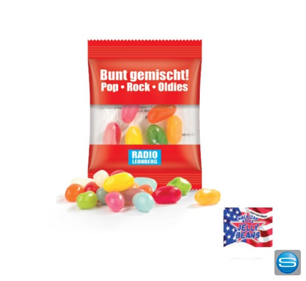 Jelly Beans im bedruckten Werbetütchen