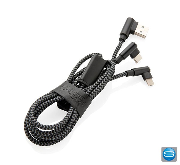 Multi 3-in-1 Ladekabel zum bedrucken als Werbeartikel