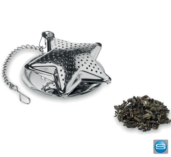 Tee-Ei in Sternform als Werbegeschenk