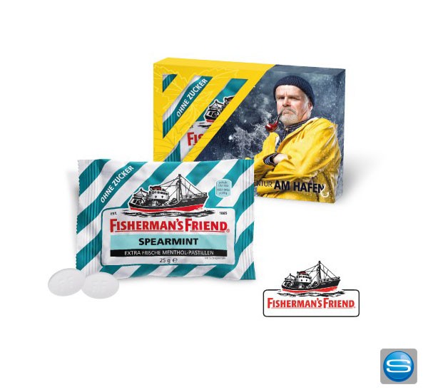 Fisherman´s Friend in Werbekarton