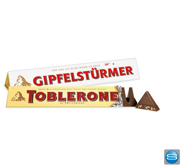 Toblerone mit Ihrem Logo bedrucken 100g