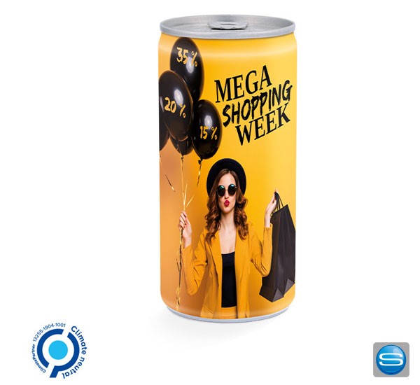 Secco Bianco in der Dose mit Ihrem Logo