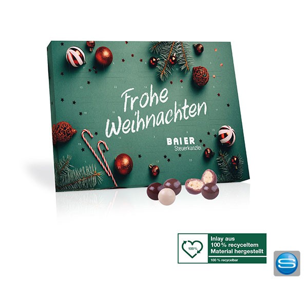 Zentis Tisch-Adventskalender als Werbegeschenk