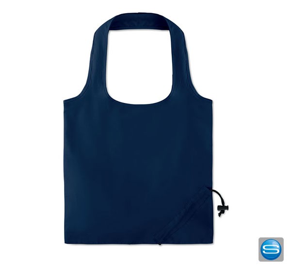 Einkaufstasche zum Falten mit Kordelzug als Werbemittel mit Logo bedrucken