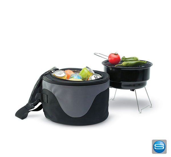 Kühltasche mit BBQ Grill als Kundenpresent
