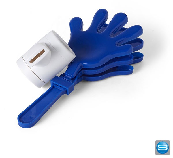 Kunststoff Klapperhand bedrucken