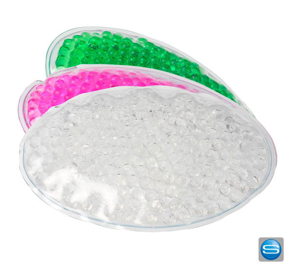 Kühl-/Wärmekissen "Bead" oval als Werbeartikel bedrucken lassen