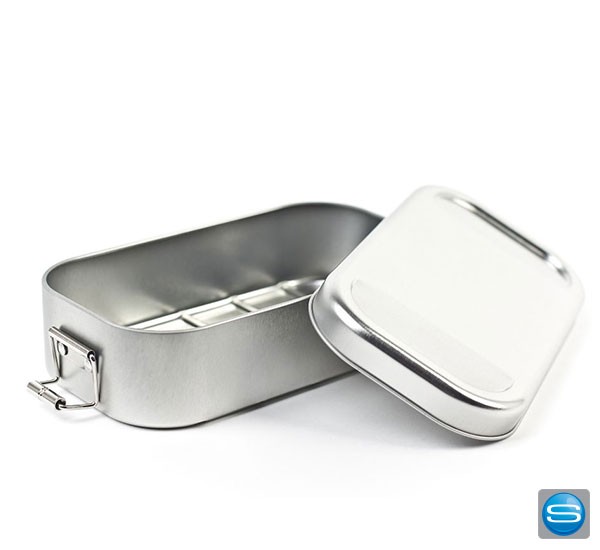 Brotzeitbox aus Metall mit Logo bedrucken