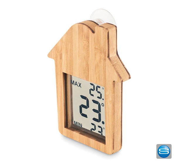 Wetterstation in Holzoptik mit Ihrem Motiv veredeln