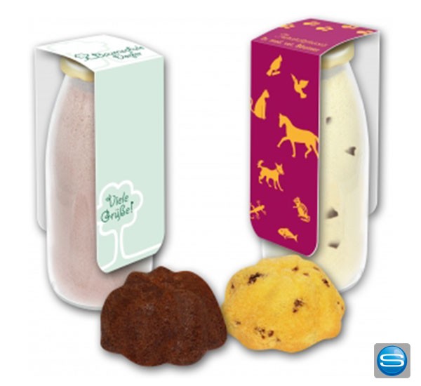 Rührkuchen-Backmischung mit Ihrem Logo bedrucken