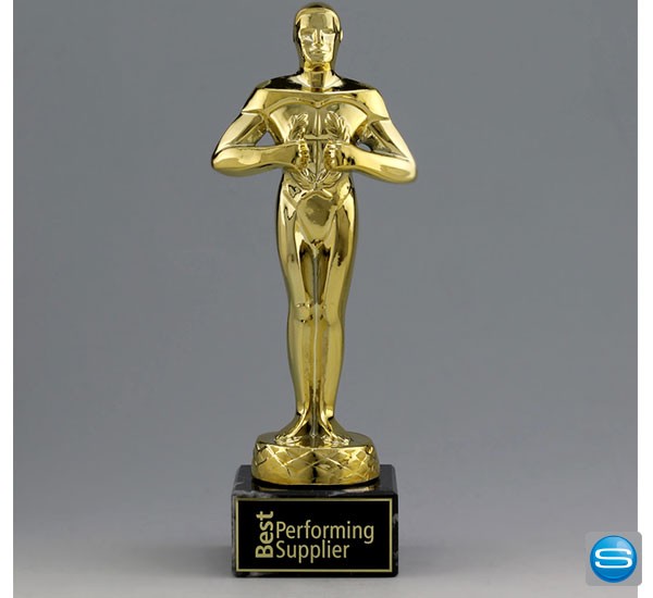 Oskarähnliche Trophäe mit eigener Gravur