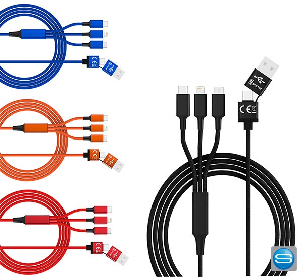 5in1 Ladekabel mit individueller Gravur