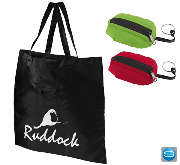 Faltbare Einkaufstasche mit Logodruck