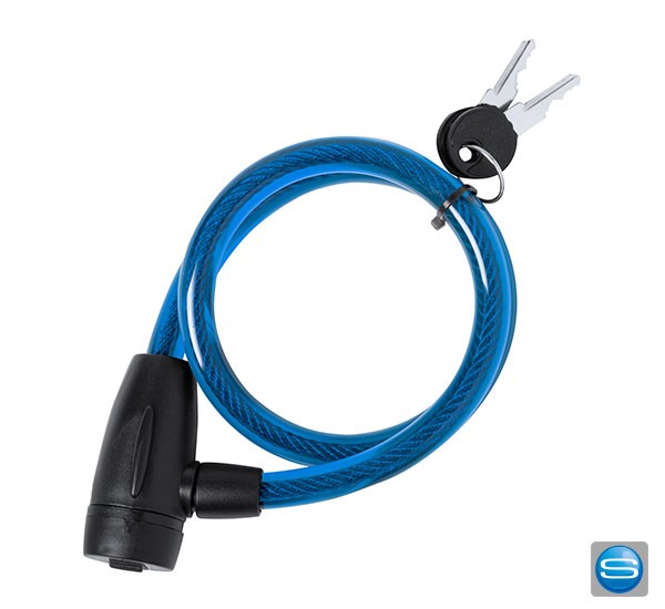 Fahrrad Schloss als Werbeartikel mit Logo bedrucken