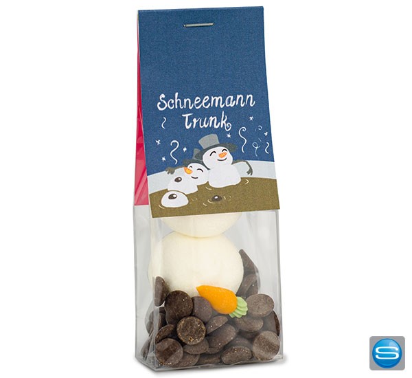 Schneemann-Trunk mit Logo-Anbringung