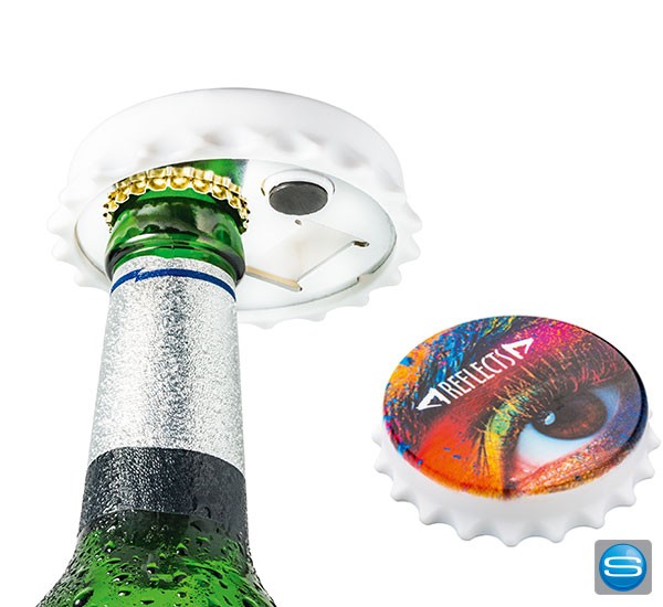 Digital bedruckbarer Flaschenöffner als Werbeartikel