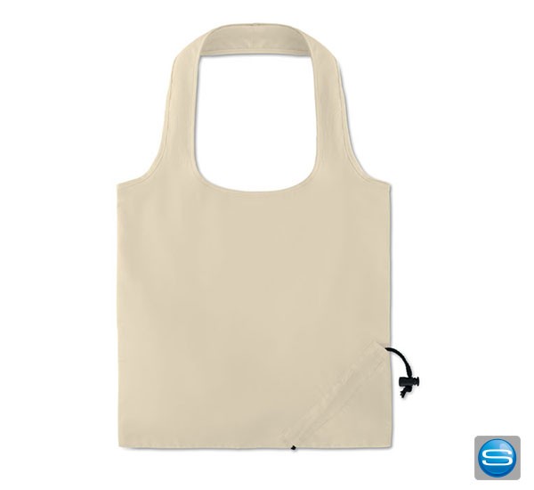 Einkaufstasche zum Falten mit Kordelzug als Werbemittel
