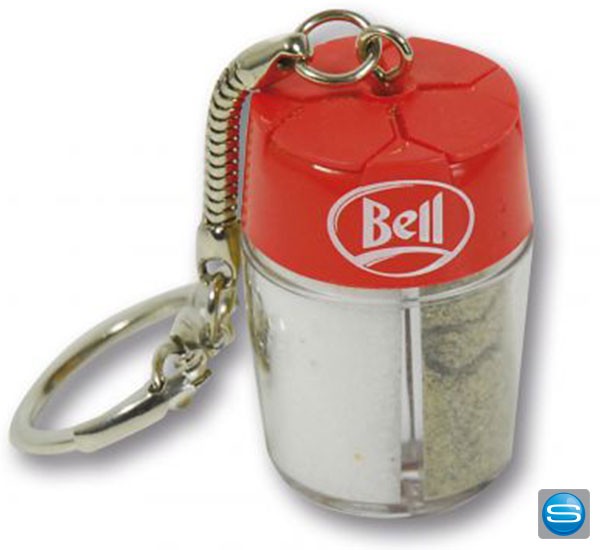 Gewürz-Mix am Schlüsselanhänger als Werbegeschenk