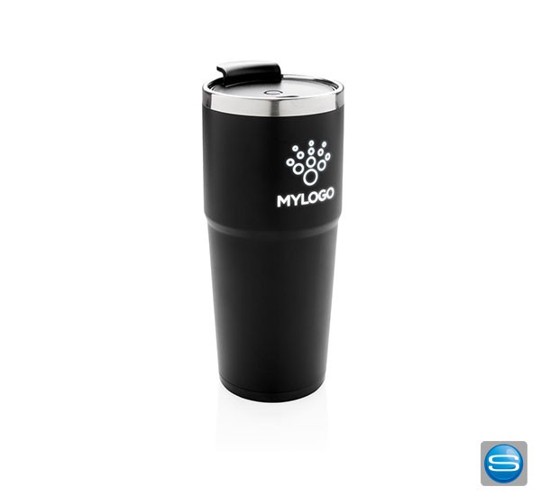 Becher mit leuchtendem Logo