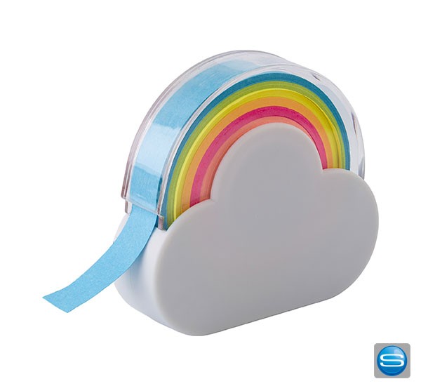 Regenbogen Klebeband-Spender individuell bedrucken