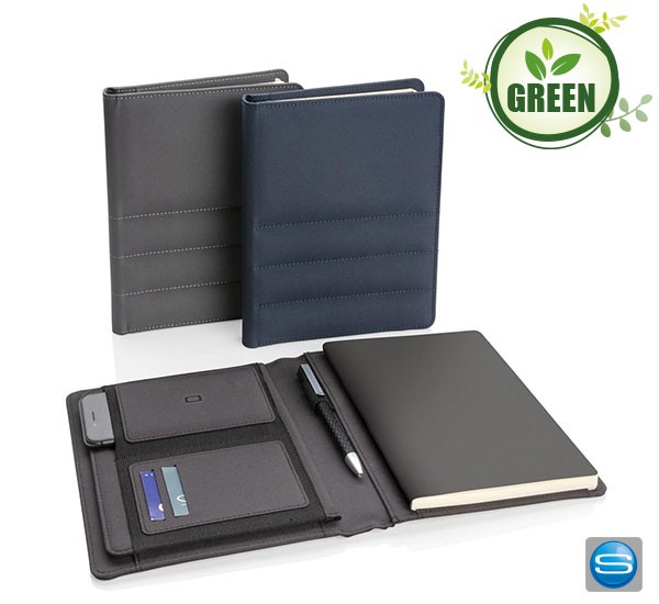 A5 rPET Schreibmappe als nachhaltiges Werbegeschenk