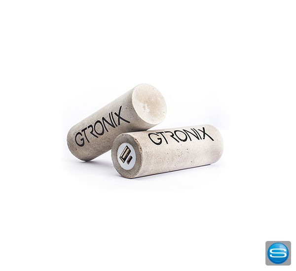 Beton Powerbank mit Logo bedrucken