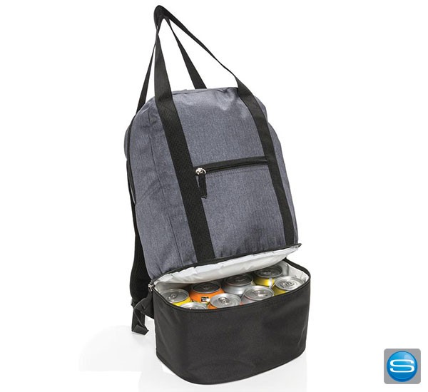 Rucksack mit Kühltasche als Werbegeschenk bedrucken