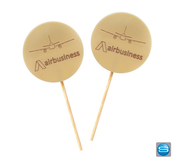 Bedruckbare Schoko-Lollies als Werbegeschenk
