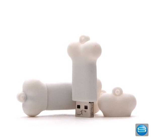 Knochenförmiger USB-Stick als Werbeartikel
