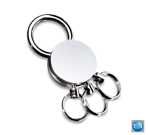 Schlüsselanhänger mit abnehmbaren Schlüsselringen als Werbegeschenk