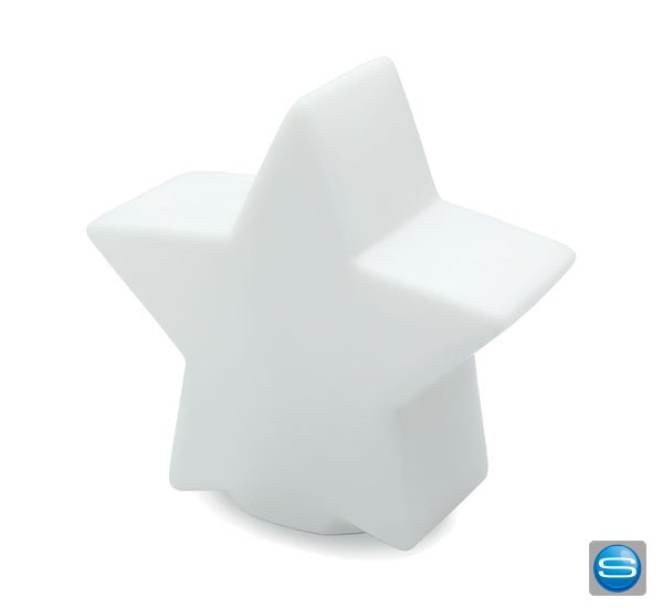 Farbwechsel Licht in Form eines Sterns als Give Away mit Logodruck