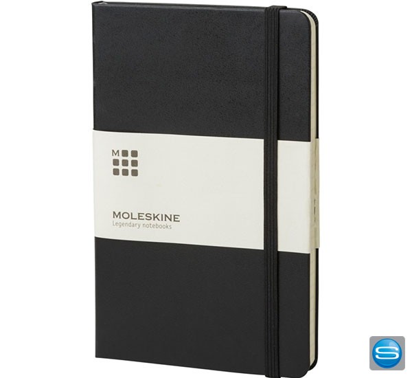 Moleskine Classic Hardcover Notizbuch Large blanko mit Logodruck