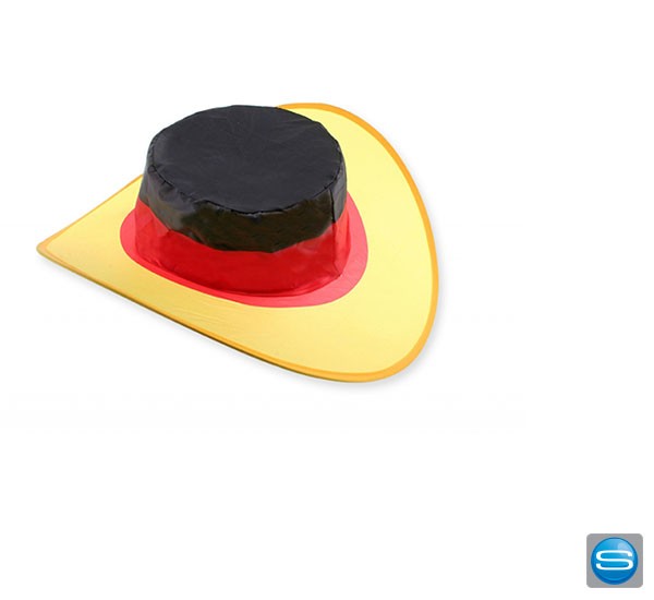 Faltbarer Cowboy-Hut zur Fussball WM/EM als Werbegeschenk