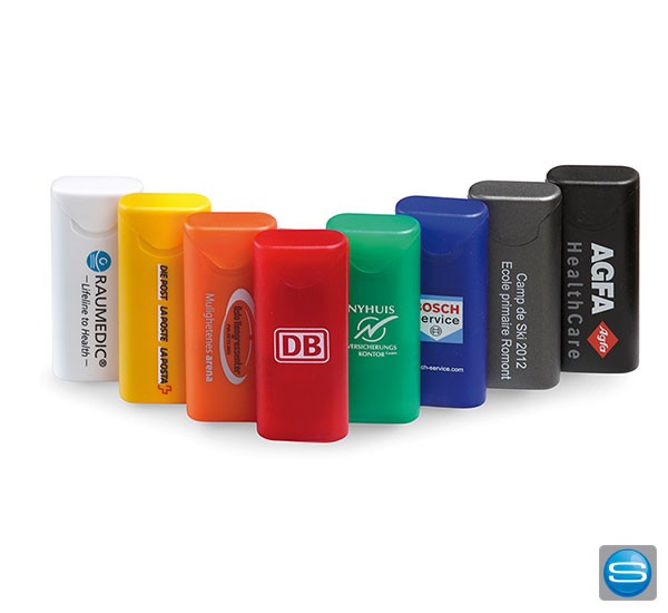 Pflasterbox mit Ihrem Firmenlogo bedrucken