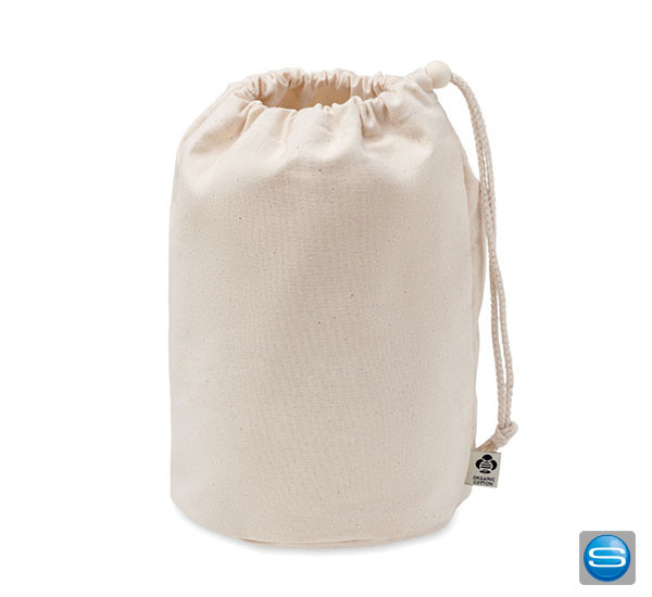 Aufbewahrungsbeutel aus organic cotton mit Ihrem Logo